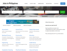 Tablet Screenshot of jobsphilippines.org