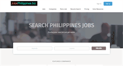 Desktop Screenshot of jobsphilippines.biz
